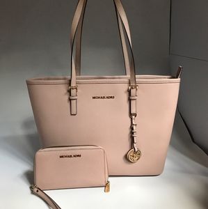 Michael Kors Travel Tote and Wallet